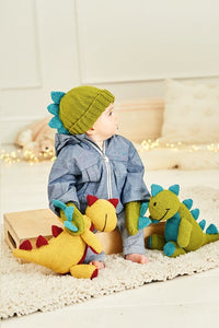 9853 Danny the Dinosaur Toy Hat and Mittens