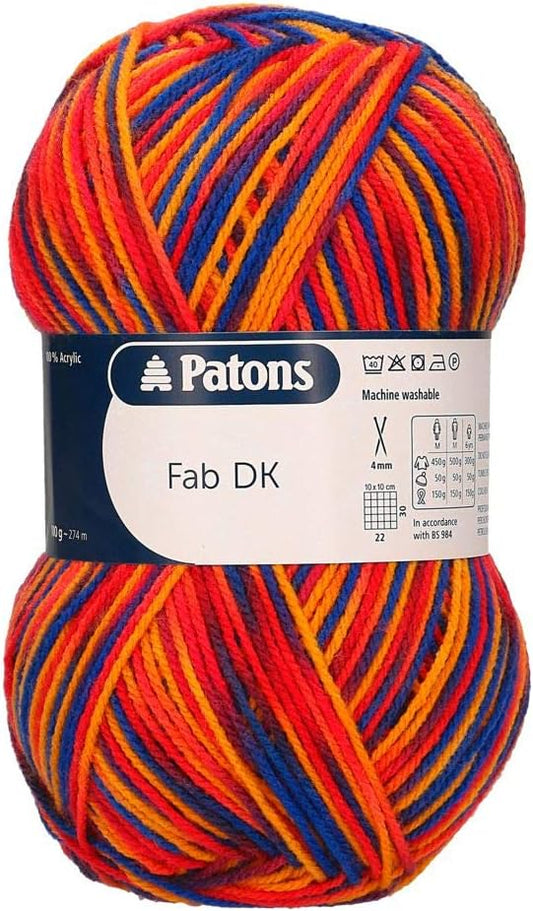 Patons Fab - DK - Raspberry