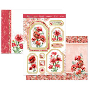 Ruby Blooms Luxury Topper Set