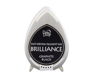 Tsukineko Brilliance Dew Drop Graphite Black