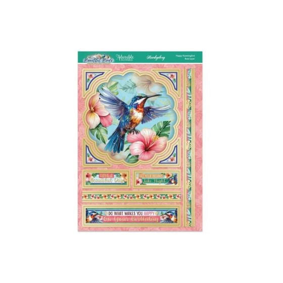 Beautiful Birds Deco-Large Set - Humming Bird