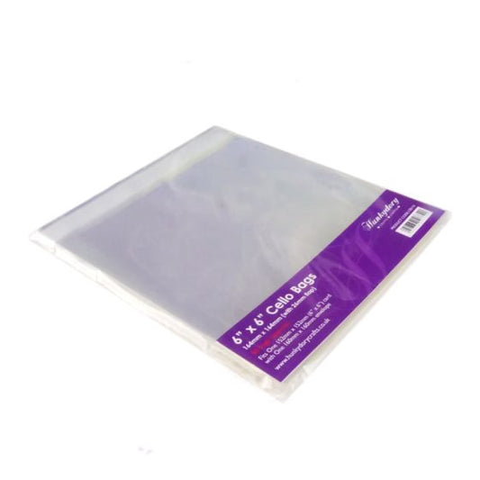Clear Display Bags - For 6 x 6  Card & Envelope