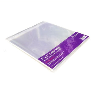 Clear Display Bags 7"x7" - 50 Bags