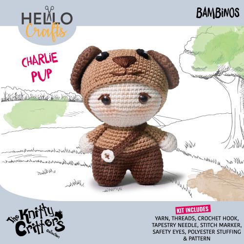 Knitty Critters Bambinos - Charlie Pup