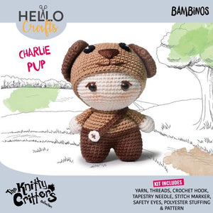 Knitty Critters Bambinos - Charlie Pup