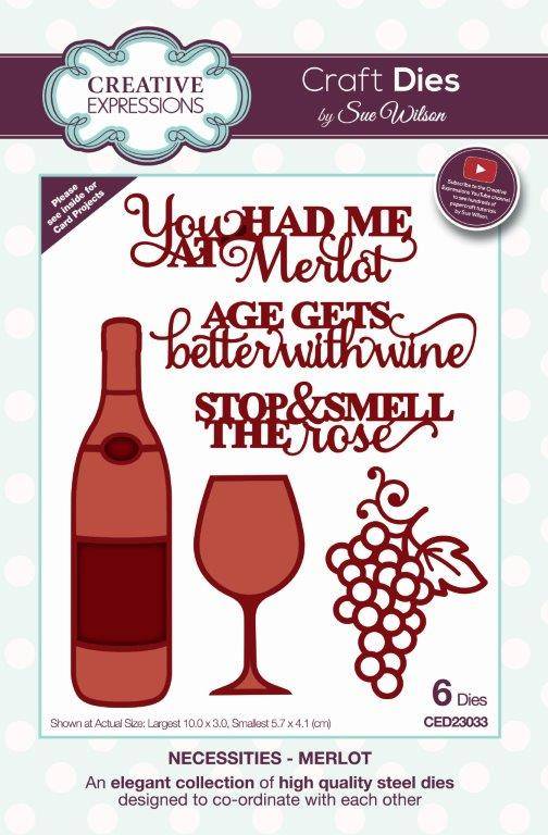 Creative Expressions Sue Wilson Necessities - Merlot Craft Die