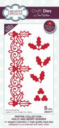 Creative Expressions Festive Collection - Holly and Berry Border Craft Die