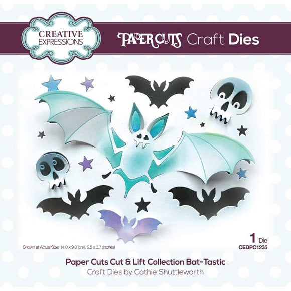 Creative Expressions Paper Cuts Cut & Lift Collection Bat-Tastic by Cathie Shuttleworth Craft Die