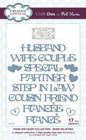 Creative Expressions Phill Martin From The Heart Collection - More Relatives Craft Die