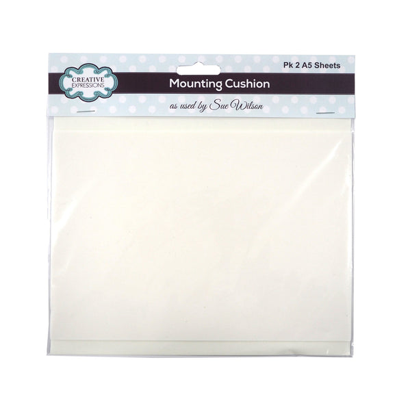 Creative Expressions Mounting Cushion A5 sheets pk 2