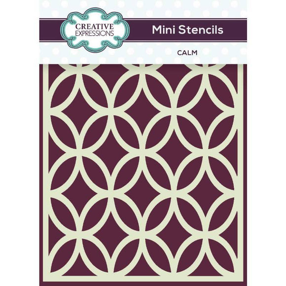 Creative Expressions Mini Stencil Calm