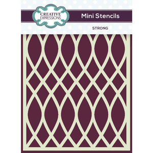 Creative Expressions Mini Stencil Strong