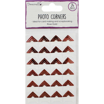 Rose Gold Photo Corners