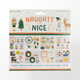 Glitter Decoupage Pad - Naughty or Nice