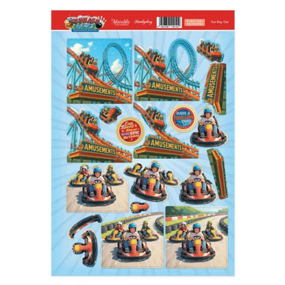 Fun Day Out Decoupage Topper Sheet