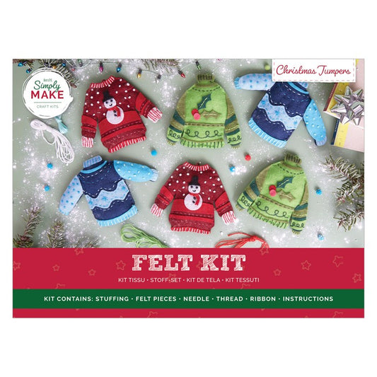 Simply Make - Felt Christmas Jumpers