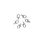 15mm Trigger Clasp Silver Plated (5 pieces)