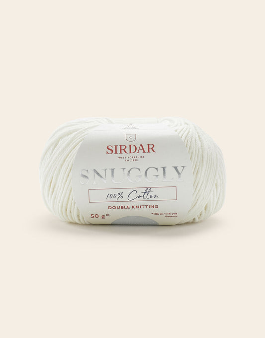 Snuggly 100% Cotton, 50G - Cream