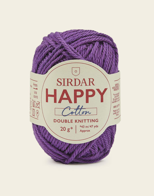 Sirdar Happy Cotton DK 20g - Currant Bun
