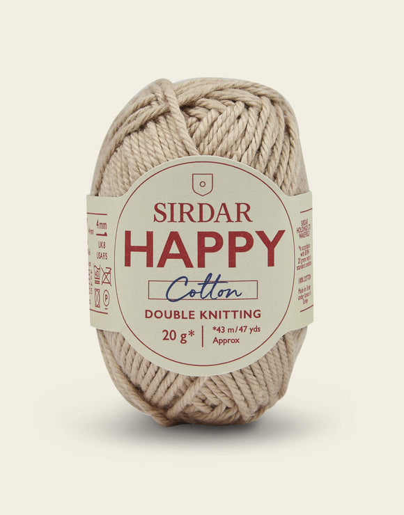 Sirdar Happy Cotton DK 20g - Sandcastle