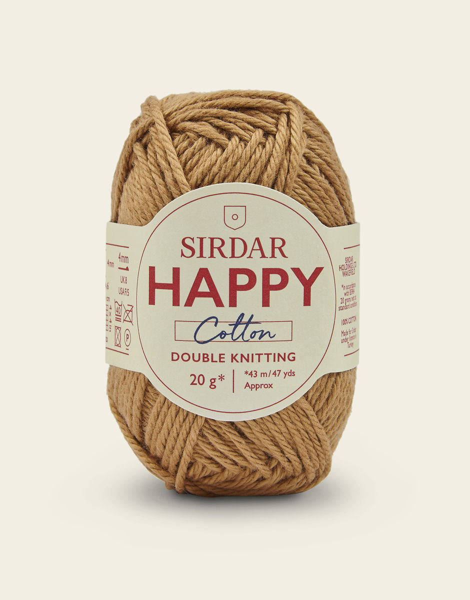 Sirdar Happy Cotton DK 20g - Biscuit
