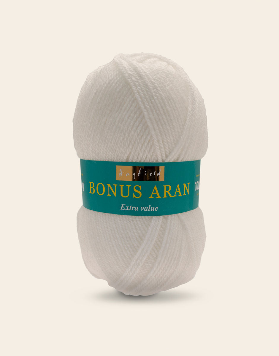 Hayfield Bonus Aran - White