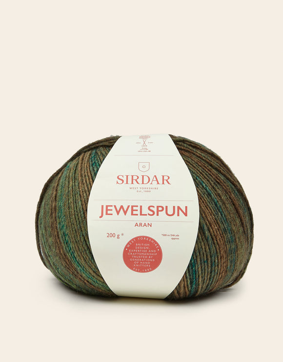 Sirdar JewelSpun Aran - Golden Green