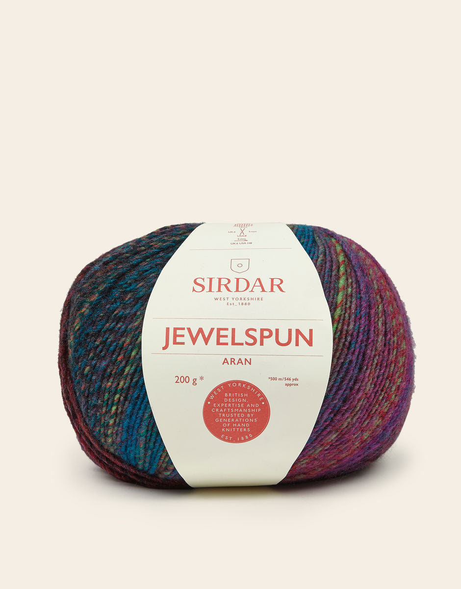 Sirdar JewelSpun Aran - Midnight Fjords