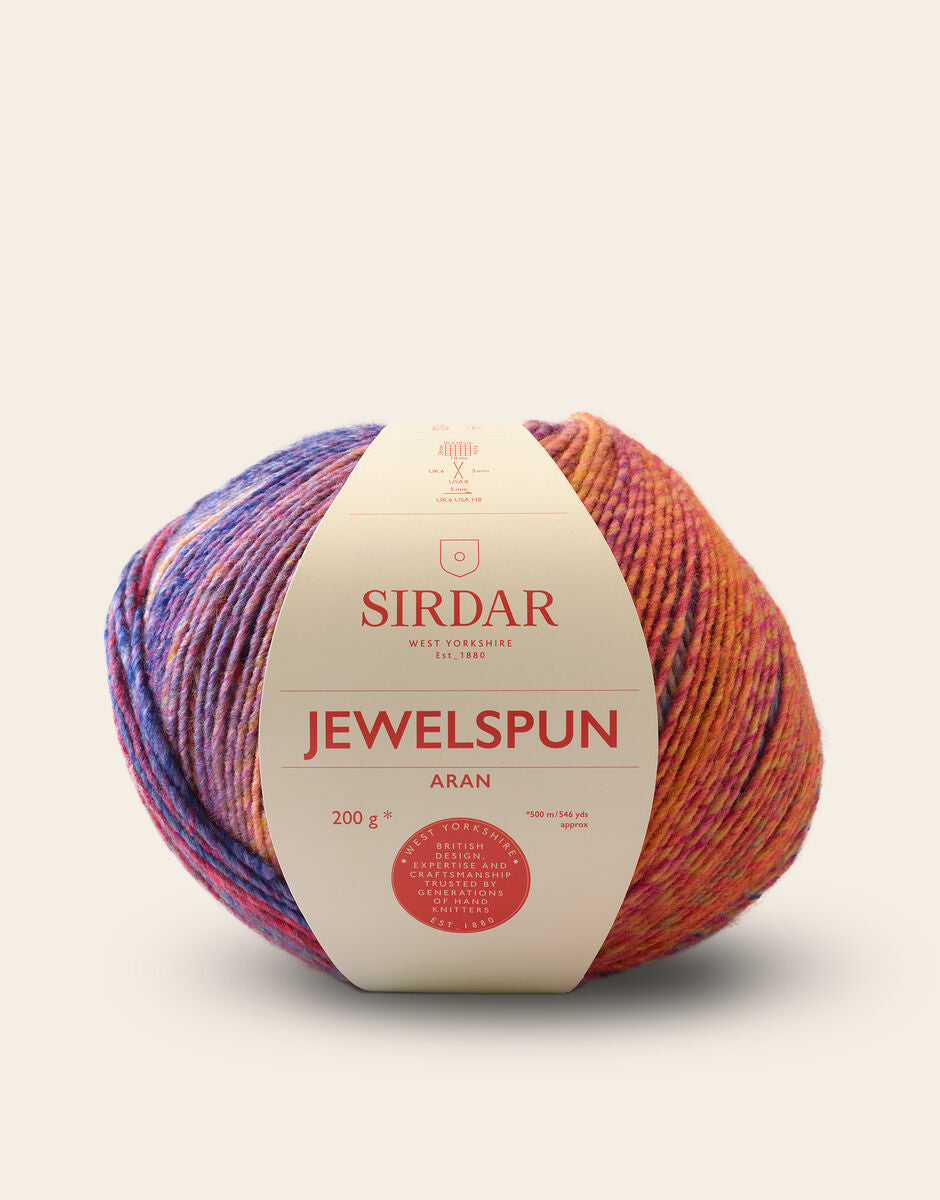 Sirdar JewelSpun Aran - Tourmaline Dream