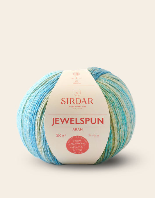 Sirdar JewelSpun Aran - Evening Aquamarine