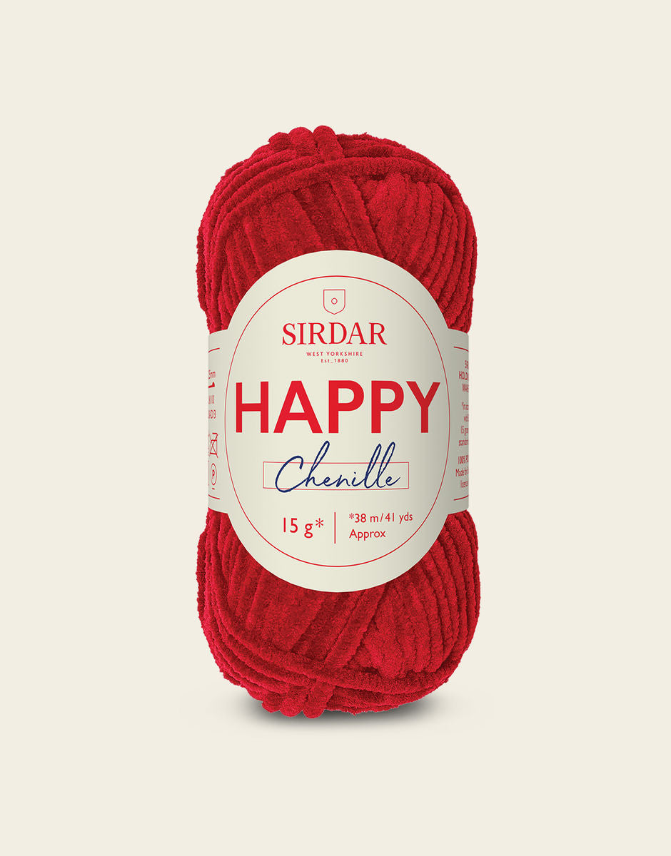 Sirdar Happy Chenille DK 15g -  Lollypop