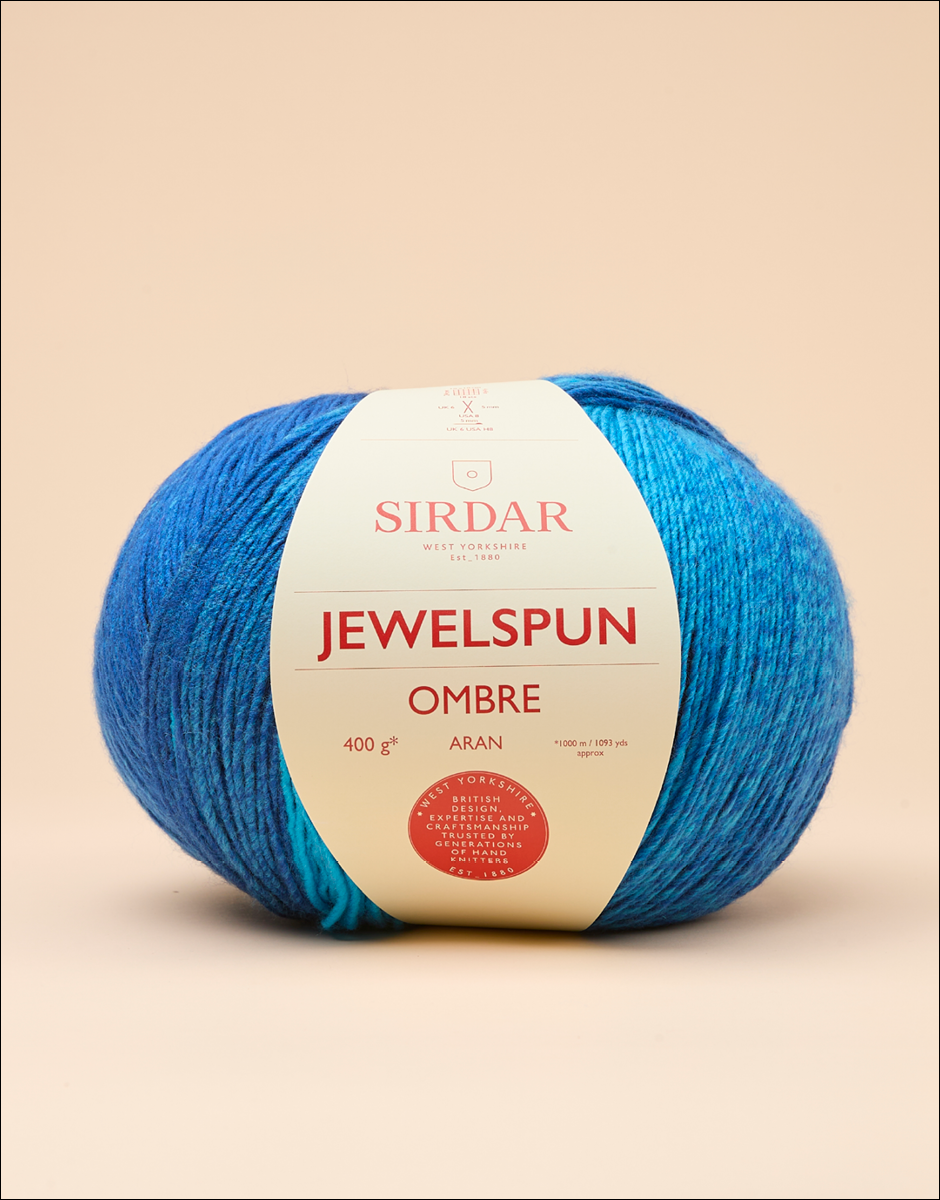 Sirdar JewelSpun Ombre Aran - Midnight Blues