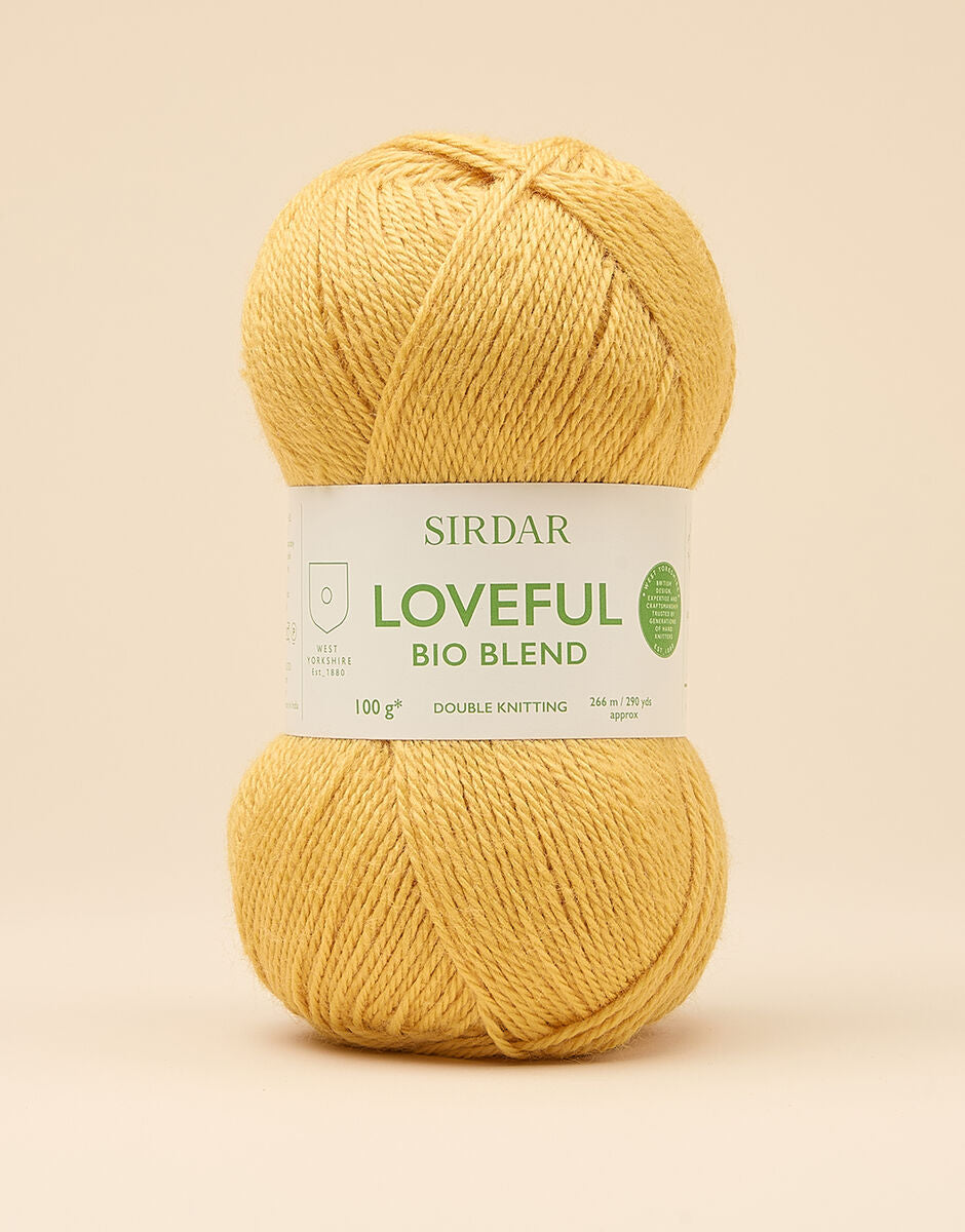 Sirdar Loveful Bio Blend DK, 100g - Amplified Amber