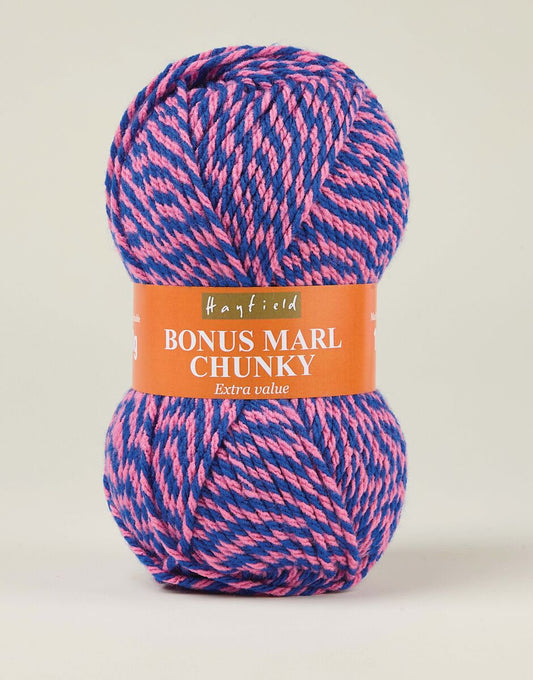 Bonus Marl - Tumbling Fuchsia
