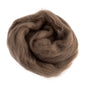 Natural Wool Roving: 10g: Melange Taupe