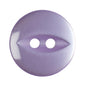 Fish Eye Polyester Button 14mm Lilac 1pc