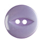 Fish Eye Polyester Button 16mm Lilac 1pc