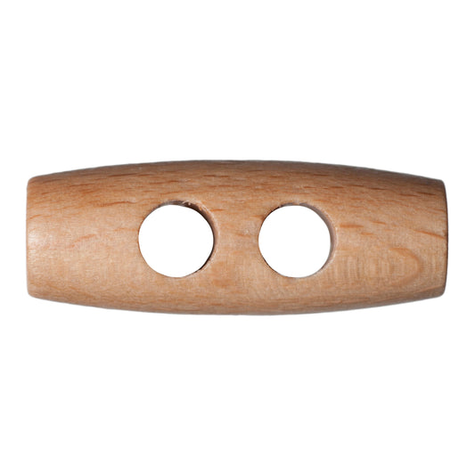 Toggle Wooden 2 Hole 30mm 1pc