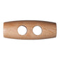 Toggle Wooden 2 Hole 30mm 1pc