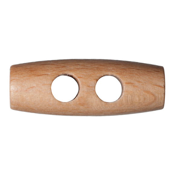 Toggle Wooden 2 Hole 30mm 1pc