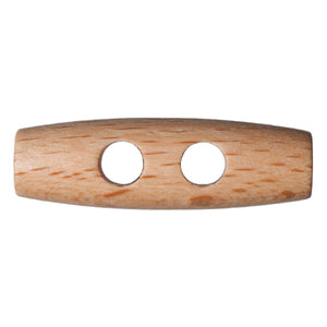 Toggle Wooden 2 Hole 40mm 1pc