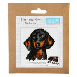 Counted Cross Stitch Kit: Dachshund