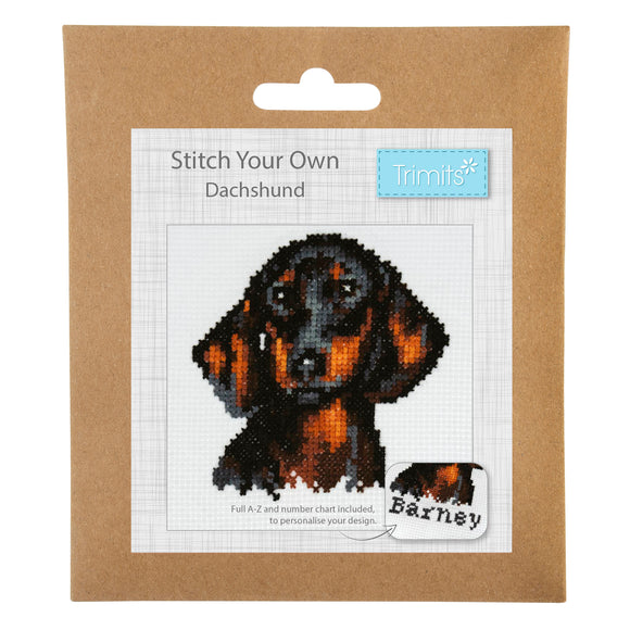 Counted Cross Stitch Kit: Dachshund