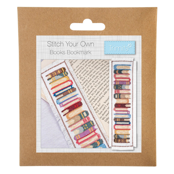 Stitch Your Own Bookmark - Books (Counted Cross Stitch)