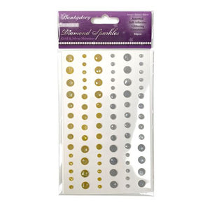 Diamond Sparkles Gemstones - Gold and Silver Shimmer