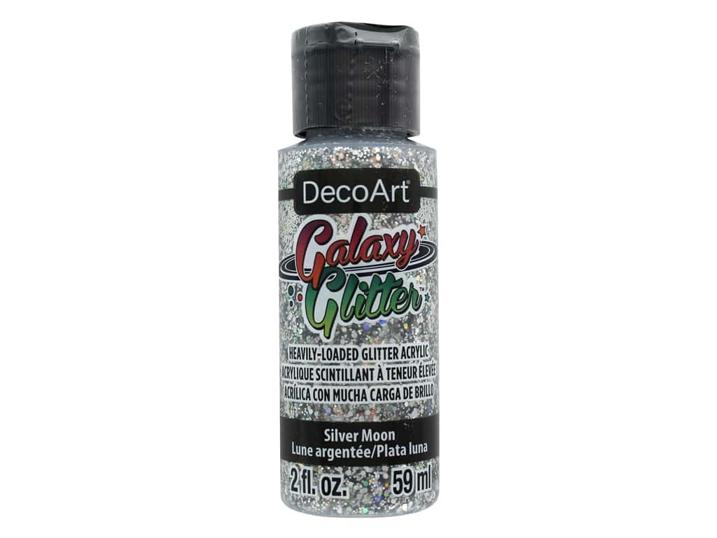 Deco Art Galaxy Glitter - Silver Moon 59ml