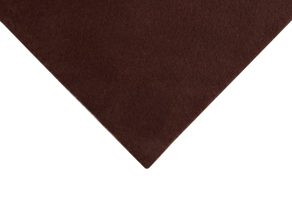 Acrylic Felt Sheet A4 - Brown