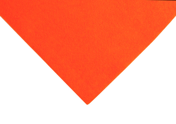 Acrylic Felt Sheet A4 - Orange