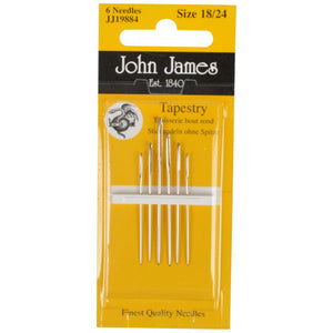 John James Tapestry Cross Stitch Sewing Needles