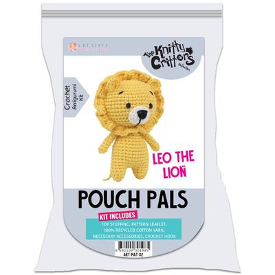 Knitty Critters Pouch Pals - Leo The Lion